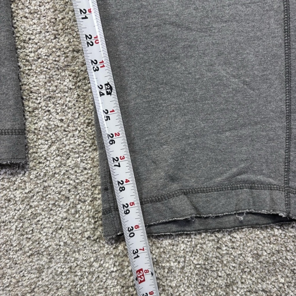 Aeropostale Sweatpants Womens Medium Gray Fleece Logo Pants Drawstring Y2K Fem - Picture 4 of 8